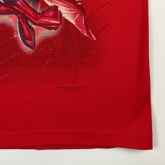 Vintage Spiderman x Green Goblin Marvel Superhero Comic 2002 Promo Shirt Large - Picture 3 of 8